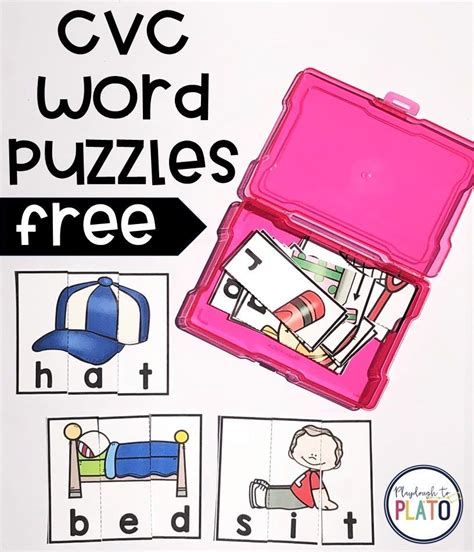 Cvc word puzzles – Artofit