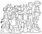 Paper Doll Free For Girls coloring Page  Download Print Or Color sketch template