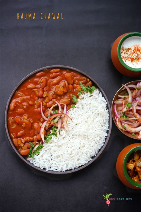 Rajma Chawal | Curried Kidney Beans & Rice | Eat More Art