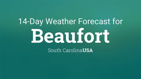 Beaufort, South Carolina, USA 14 day weather forecast