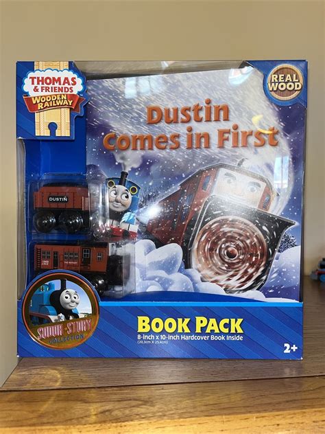 DUSTIN ! THOMAS FRIENDS TRAIN WOODEN! SNOWPLOW DHL40 NEW IN BOX STORY ...