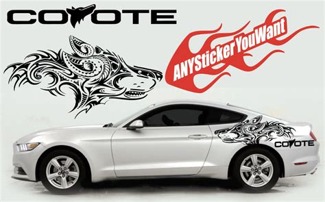 Mustang Coyote Side Graphic Vinyl Decal Sticker FITS Ford | Etsy