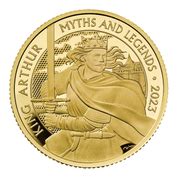 Myths & Legends: King Arthur 1/4 oz Gold 2023 Proof