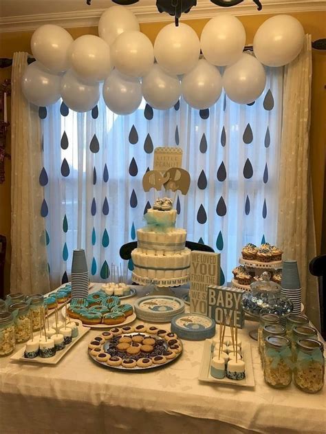 50 Awesome Baby Shower Themes And Decorating Ideas For Boy (9) 573012752587686286 | Peanut baby ...