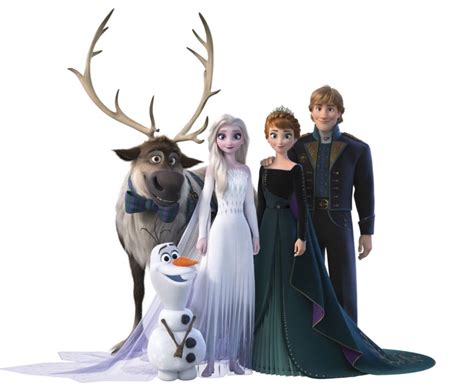 Frozen 2 Anna queen of Arendelle and Elsa as Snow Queen family portrait ...