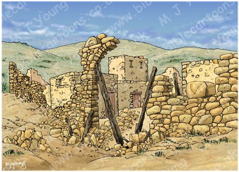 Nehemiah 03 - Rebuilding Jerusalem's walls - Scene 01 - Eliashib ...