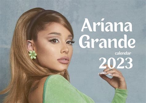 Ariana Grande 2023 Calendar Printable - Etsy Australia