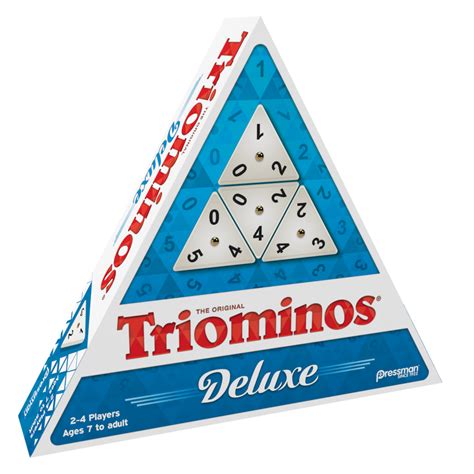 Classic Triangular Dominoes - Tri-Ominos Deluxe Game in 2020 | Family ...