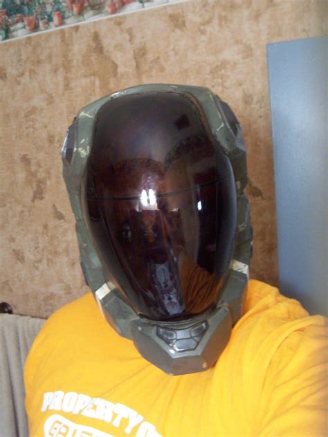Halo Reach Pilot Helmet-Finished | Halo Costume and Prop Maker ...
