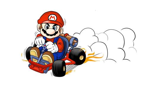 Entry #17 by chubi91 for Draw Super Mario Kart caricature | Freelancer