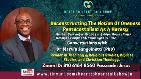 Deconstructing The Notion Of Oneness Pentecostalism As A Heresy: Dr Marvin Sanguinetti - YouTube