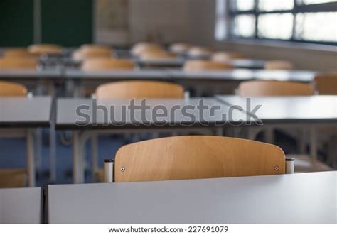 Empty Classroom Background Stock Photo (Edit Now) 227691079