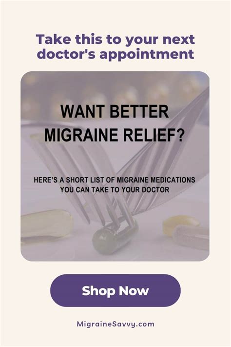 List of Migraine Medications: How To Pick The Best One