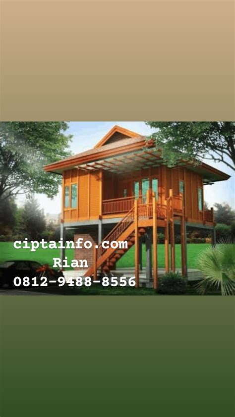 Jual Rumah Kayu Murah Knockdown di Darangdan Subang | CIPTAINFO