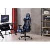 Office Racing Reclining Swivel Gaming Chair PU Leather Armchair With Footrest