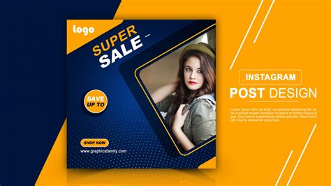 Sale Banner for Instagram Post Template Design – GraphicsFamily