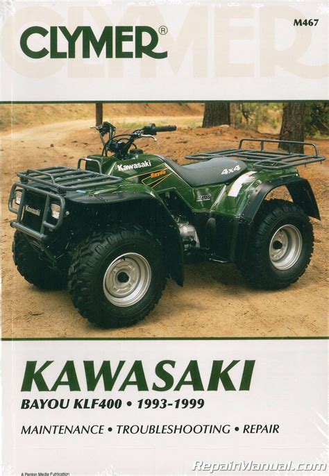 1993-1999 Kawasaki KLF400 Bayou ATV Repair Manual