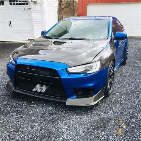 Seibon Carbon Fiber Fenders 10mm Wide | 2008-2015 Mitsubishi Evo X (FF