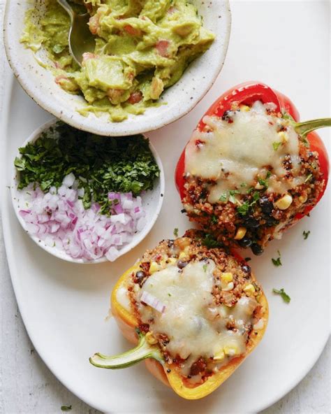 Quinoa Stuffed Peppers - What's Gaby Cooking