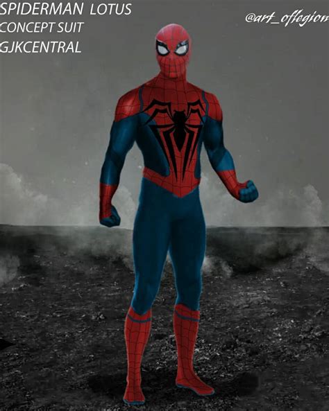 Spider-Man:Lotus Suit Redesign by Legion.Art V1 by TytorTheBarbarian on DeviantArt