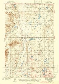 Map of Sunburst, MT in 1939 | Pastmaps