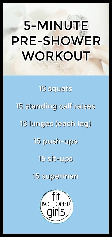 5-Minute Workout For Before You Shower | POPSUGAR Fitness