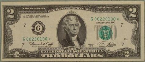 Rare Star Note $2 Dollar Bill # 00,1976 G Mint Chicago - Dec 20, 2011 | Universal Live in IL ...