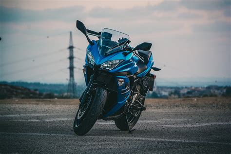 Blue sports bike, Motorcycle, Bike, Stylish HD wallpaper | Wallpaper Flare