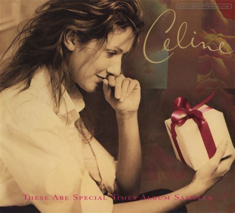 Celine Dion These Are Special Times