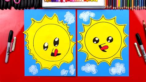 How To Draw The Sun - Art For Kids Hub