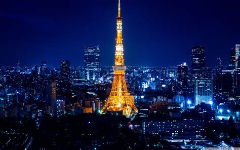 Tokyo Tower At Night Wallpaper | Wallpup.com