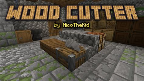 Wood Cutter (v1.0) - Trailer | Minecraft Add-On - YouTube