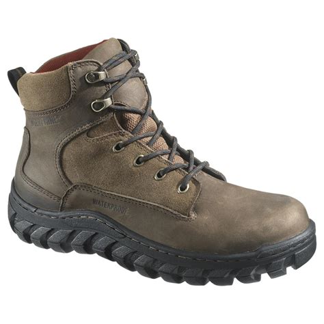 Men's Wolverine 6" Ripsaw Lightweight Waterproof Composite Toe EH Work Boots, Brown - 584316 ...