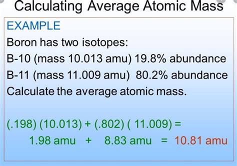 Calculate Average Atomic Mass | Chemistry - Quizizz