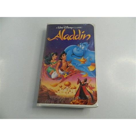 Disney Black Diamond Classic Aladdin VHS 4 - Etsy