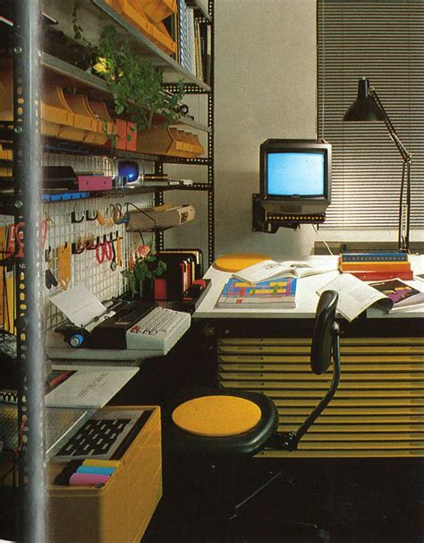 LuigiDonatello | Retro office, 80s interior design, Retro interior design