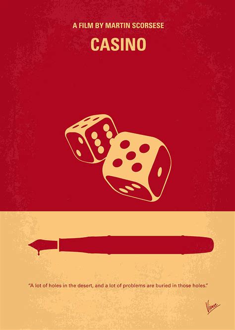 No348 My Casino minimal movie poster Digital Art by Chungkong Art ...