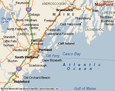 Where is Cliff Island, Maine? see area map & more