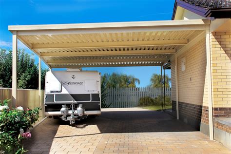 Attached Flat Roof Carport - Image to u