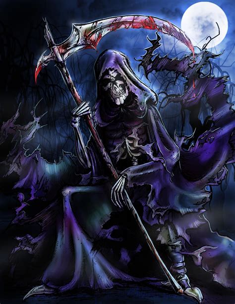 The Grim Reaper by HalloweenBloodyQueen on DeviantArt | Grim reaper art ...