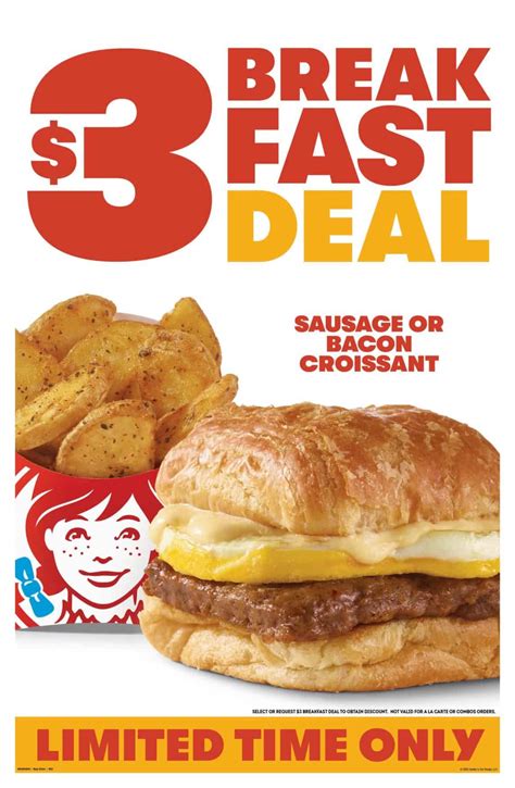 Enjoy $3 Breakfast Deal at Wendy's - Living On The Cheap