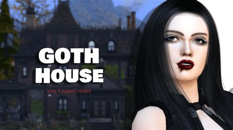 Sims 4 Goth House CC - Free to Download! — SNOOTYSIMS