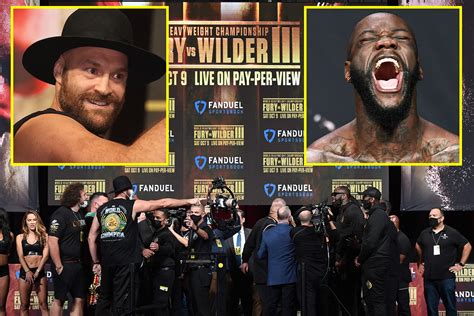 Tyson Fury and Deontay Wilder both weigh career heaviest and exchange ...