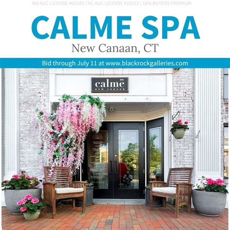 CALME SPA, NEW CANAAN, CT in New Canaan, CT starts on 7/5/2023