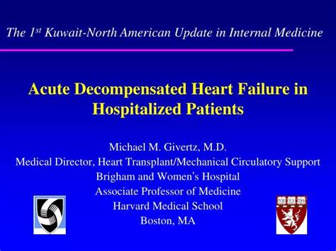 PPT - Acute Decompensated Heart Failure in Hospitalized Patients PowerPoint Presentation - ID ...