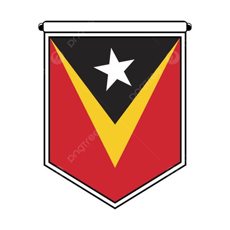 Timor Leste Flag Vector Png, Timor Leste, Timor, Leste PNG and Vector with Transparent ...