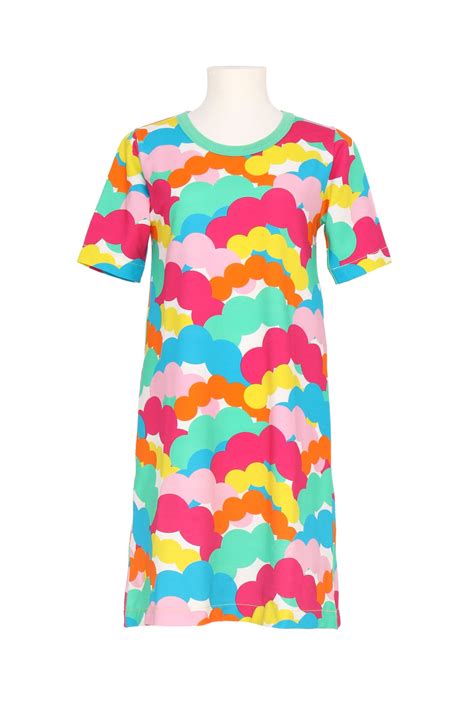 CLOUD PRINT DRESS