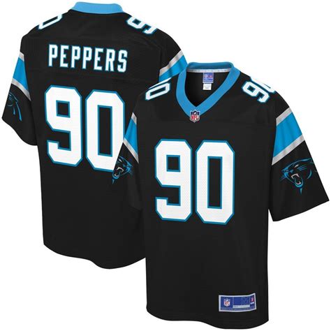 Men's Carolina Panthers Julius Peppers NFL Pro Line Black Player Jersey ...