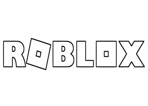 New Roblox Logo coloring page - Coloring pages 🎨