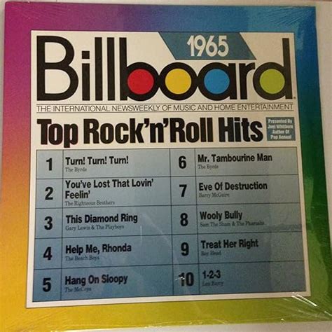 Various Artists - Billboard Top Rock & Roll Hits: 1965 [Vinyl] - Amazon ...